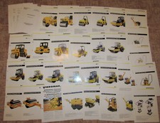 30 Prospekte Vibromax Verdichter Rüttelplatten Stampfer Walzen + Preisliste 1999
