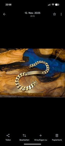 Armband fbm kette - kette, gold