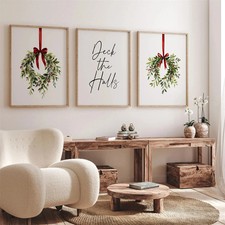 Weihnachts-Set Wandkunst