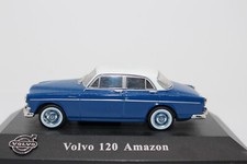 m2x812, Atlas Volvo 120 Amazon blau Dach in weiss 1:43