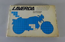 Betriebsanleitung + Teilekatalog Laverda 1000 Stand ca. 1978 | Italienisch