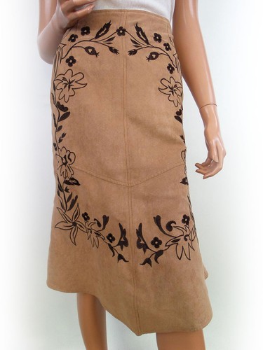 Boho western midi rock beige - western,