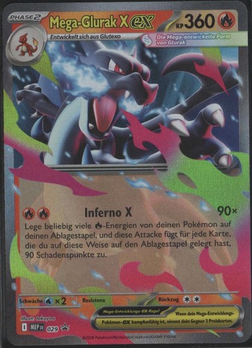 Black star promo - star, mega-glurak