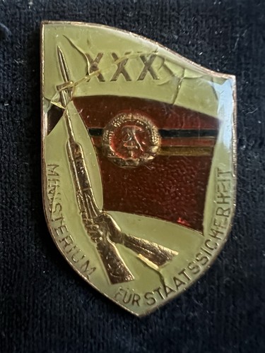 Abzeichen ddr mfs 30 - ddr, jahre