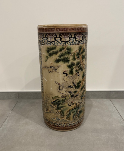 Asiatika bodenvase handbemalt - asiatika,