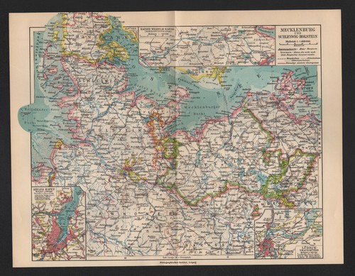 Landkarte map 1928