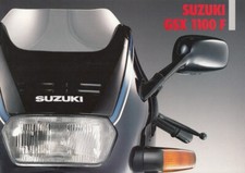 P + SUZUKI GSX 1100 F + PROSPEKT brochure + 4 Seiten + aus  1989?