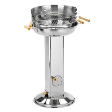 XXL Säulengrill Edelstahl