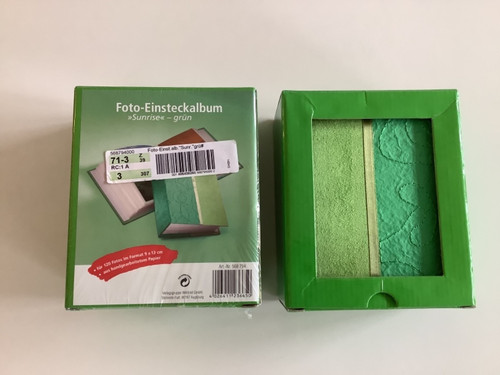 Foto einsteckalben grün - einsteckalben,