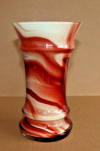 Glas vase ende 50er jahre - ende,