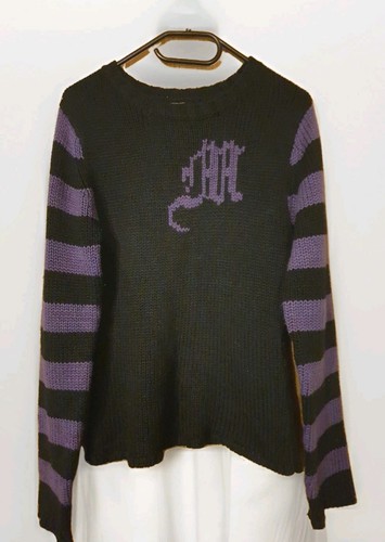 Mercy gothic black striped - gothic,