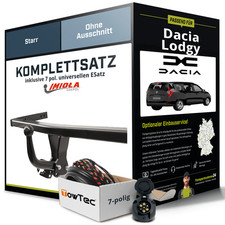 Anhängerkupplung starr für DACIA Lodgy +E-Satz NEU