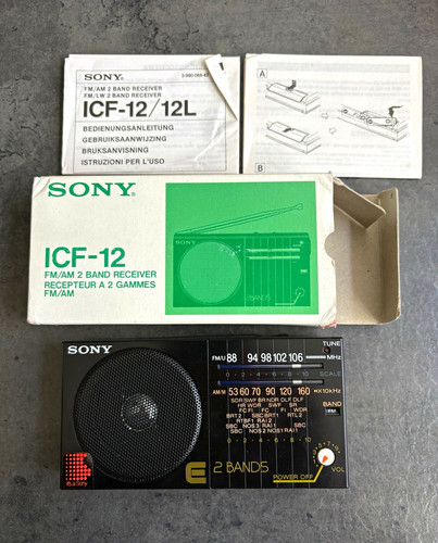 Sony icf 2 band - sony, 2-band