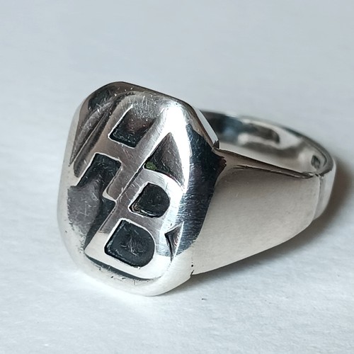Siegel ring silber initialen - siegel,