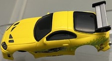 Johnny Lightning Toyota Supra gelb Fast and Furious Slot Car Body für Tomy AFX