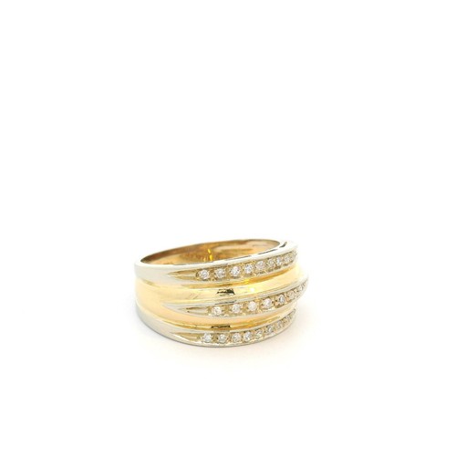 Damenring goldring bicolor - goldring,