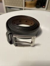 Authentischer Gucci eleganter Gürtel Herren grau Ledergürtel. 95cm. 38“.