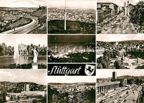 Stuttgart city stadtpanorama - stuttgart,