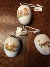 3er Set Deko Ei mit Küken