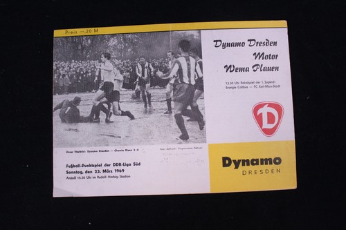 Programmheft ddr liga süd - ddr,