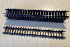 ARNOLD, 1020, gerades Gleis 111 mm lang, 6 Stück, braune Schwellen.