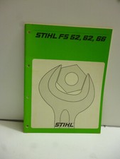 STIHL Motorsensen  FS 52, 62, 66  Original Reparaturanleitung/Werkstatthandbuch