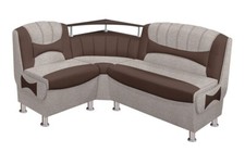 Eckbank Sitzbank Braun Beige