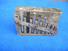 Holzständer mit 8 Innensechskant Schlüssel Deko Old / Youngtimer Garage