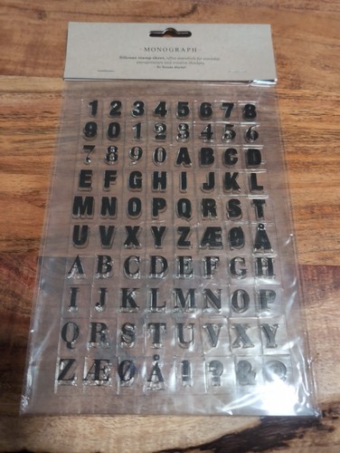 Buchstaben clear stamps - buchstaben,