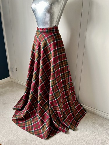 Vintage schottenkaro halbrund - schottenkaro,
