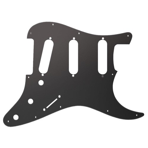 Schwarz eloxierte stratocaster - schwarz,