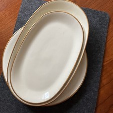 3 Alka Porzellan Teller / Servierplatte /Fleisch -Fisch Platte Bavaria