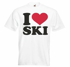 T-Shirt I LOVE SKI FAHREN -