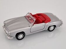 Mercedes Benz 190 SL Cabrio silber  WELLY  1:34