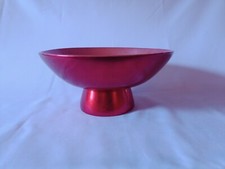 Wunderschöne Schale, in Rot und Orange - glänzt wie Perlmutt, lackiertes Holz