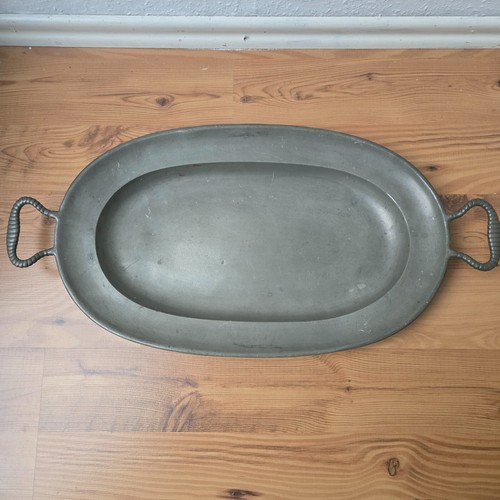 Antikes zinn tablett - antikes,