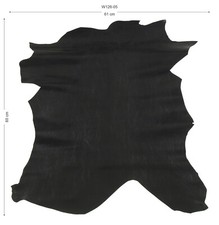 Lammleder 1,1 mm Dick Echt Oberleder Haut Schwarz LARP Leather W126