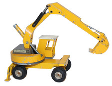 NZG Metallmodell Weserhütte HW 70 Tieflöffel Bagger Radlader 1:50