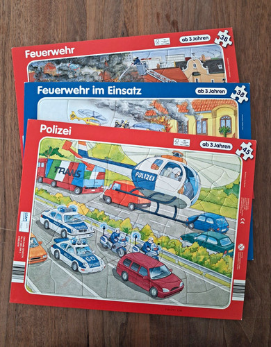 Haba kinder puzzle set - kinder, 4x