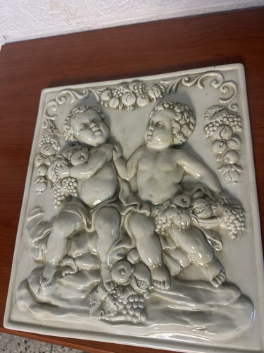 Vintage porzellan relief - vintage, 3d