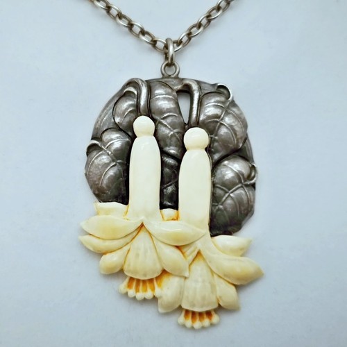 Jugendstil collier 900 silber - jugendstil,