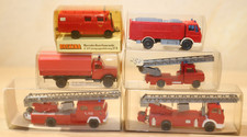 6x Brekina 4612, 36600 Wiking Feuerwehr  Oldtimer Sammlung  OVP, H0, 1:87