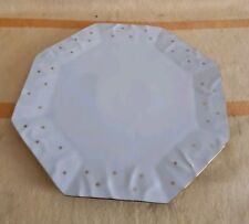 Lichte Porzellan Weihnachtsteller weiß mit Goldsternen ø 30 cm