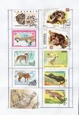 SERIE Lot Sammlung Briefmarken