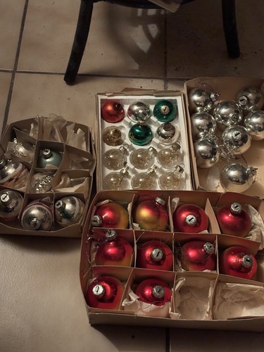 Bunte christbaumkugeln ddr - ,