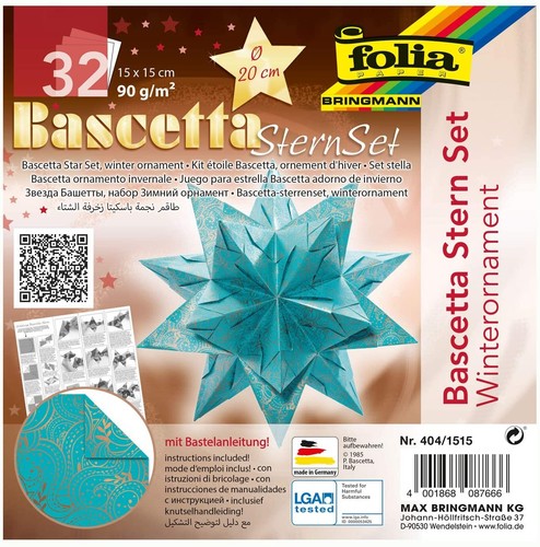 Folia bascetta stern ornament - bascetta,