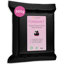 GoodBake Fondant schwarz 500g