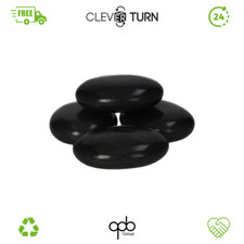 Große SPA Hot Rocks 4 Stück - Entspannendes Hot Stones-Massageset - Natürliche