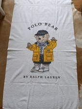 Ralph Lauren Saunatuch/ Badetuch / Duschtuch 165x85cm Polo Bear