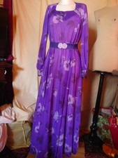 0riginal 70er Jahre Maxi Kleid